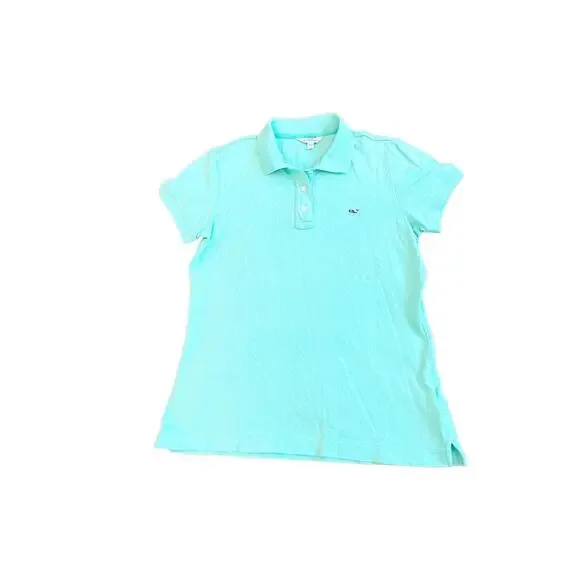 Vineyard Vines Women’s Blue Polo Shirt Short Sleeve Size XS - Picture 1 of 5